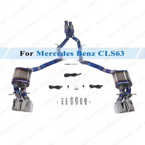 Performance Valved Sport Exhaust System for CLS 63 AMG High Flow Downpipe