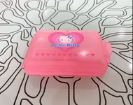全新正品 2002 sanrio Hello kitty   藍色花朵  kitty  分格藥盒