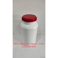 5KG Neo Chlor Japan - Pool Chlorine 90% Granular Powder - Klorin Sebuk 90%