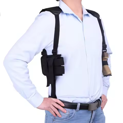 Concealed Carry Shoulder Holster Adjustable Underarm Armpit Pistol Holster Fits for Glck 17/18/19/22