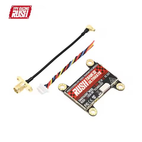 New RUSHFPV RUSH Tank III Ultimate VTX 5.8G 48CH RaceBand Pitmode 25mW 200mW 500mW 800mW Adjustable 