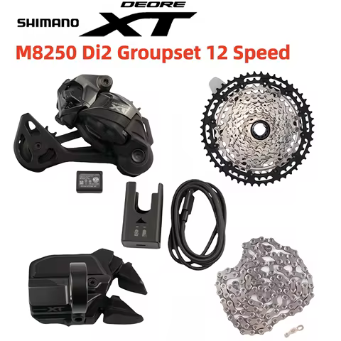 Shimano Deore XT Series Di2 M8250 Groupset SW-M8250-R RD-M8250 SGS/GS DN100 CS-M8200 10-51T/9-45T CN