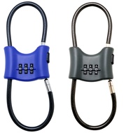 Dr. Bosvision Three-Character Wheel Multifunctional Double-Loop Combination Lock, Safety Helmet Car 