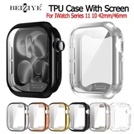 Beiziye TPU Screen Protector Case for IWatch Series 11 10 Ultra 3 2 42MM /46MM /49MM Smartwatch Full