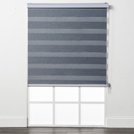 韓國可調光遮光捲簾 灰色 120x185cm