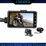 720p HD Front + Rear View Motorcycle DVR Dash kamera Dash Cam Video Recorder Waterproof Motor Cam