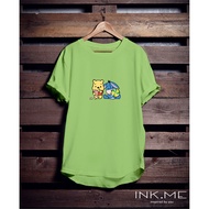 EEYORE N POOH GREEN LITE TSHIRT/ WOMEN'S T-SHIRT EEYORE COLLECTION