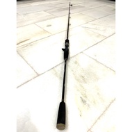 HASAMU X-game 6kaki pe1-3/2-4 bc solid carbon rod one piece