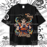 24h Shipping N9THNOVA Anime Dragon Ball Embroidered Casual T-Shirt Super Saiyan 1