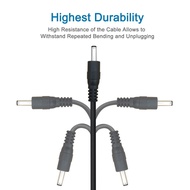 power adapter DC cable Power Cable 5v 6v 9v 12v 15v 18v 19v 20v 24v 48v 5.5mm