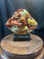 壽山石擺件金魚圖