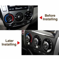 3pcs Aluminum Perodua Myvi AC Knob/AC Knob Cover 2005-2010 (100% Plug and Play) Switch Button Access