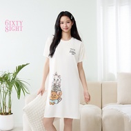 6XITY8IGHT Disney Cats & Dogs Collection, Lucifer Sleep Dress Round Neck Sleepwear HW09791