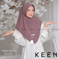 Hijab bergo sport M Keen Instant Jersey Premium | Keen