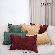 Krafti Project & Living - Scallop Pillow Sofa Pillow/ 30x50 cm Pillow/ 45x45 Pillow/ Sofa Pillow Cas