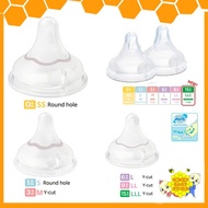Pigeon SofTouch Wide Neck Silicone Nipple / Teat/ Puting SS M L LL LLL