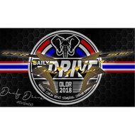 SNIPER 150 DECALS (BLACK YELLOW)