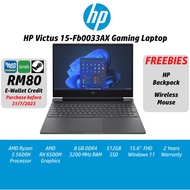HP Victus 15 15-fb0033AX R5-5600H RX6500M 15.6" FHD 144Hz 8GB DDR4 512GB W11 2Y 6J9D1PA AMD R5 Gamin