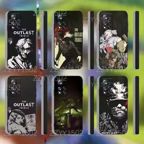 O-Outlast Trials Game Phone Case For Samsung S25,S24,Ultra,S20,S30,Plus,S22,S23,Ultra,Plus,5G Slim F