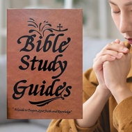 [svzfjuv] 66 Page Bible Study Guide Religious Belief based Notebook for Adults Beginners Daily Scrip