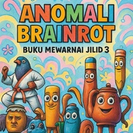 Anomali Brainrot Children's coloring Book Volume 3 20 Sheets A4 A5 Educational & Fun for PAUD TK SD 