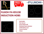 FUJIOH FH-ID5130 INDUCTION HOBS / FREE EXPRESS DELIVERY