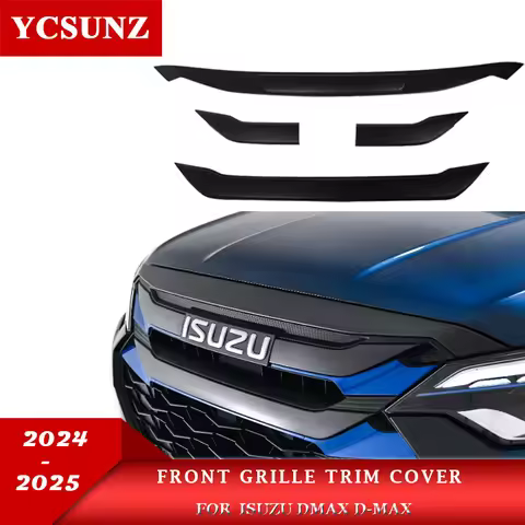 ABS Front Grille Trim Cover For Isuzu DMAX D-MAX 2024 2025 Pickup Trucks Car Styling Accessories Ycs