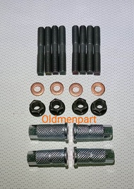 1 Set Baut Tanam Mur Ring Tembaga Blok Head Mur Nanas Cylinder Kop Blok Seher Boring Yamaha RX King 