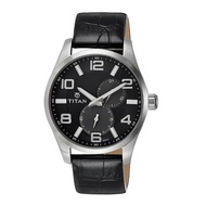 Titan Orion Analog Black Dial Men's Watch - 90010SL01