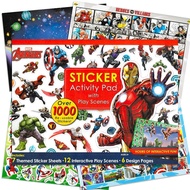 Marvel Super Heroes Stickers Activity Book ~ Over 1000 Super Hero Stickers ~ Captain America, Iron M