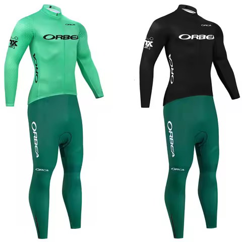 New Winter Cycling Jersey 2025 ORBEA ORCA Bike Maillot Pants Suit Men 20D Ropa Ciclismo Pro Bicycl J