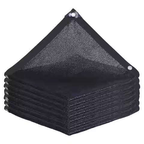 Black Sunshade Net Anti-UV Awning Greenhouse Sun Protection Net Outdoor Garden Balcony Swimming Pool