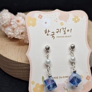 奧地利水晶純銀耳針