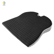 Car Wedge Seat Cushion for Car Driver Seat Office Chair Wheelchairs Memory Foam Seat Cushion-Orthopedic Support and Pain Relief for Lower Back, Tailbone, Coccyx and Hips (Black)