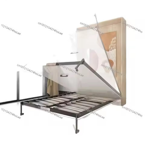 Hidden bed hardware accessories folding bed, can be flipped