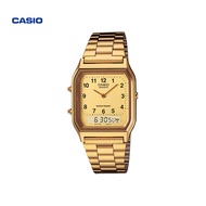 นาฬิกา Casio AQ-230A Dual แสดงผล Retro Electronic Fashion Watch Watch AQ-230GA-9DHDF