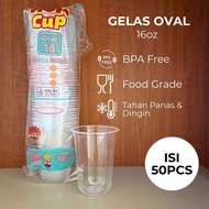 HOK BRAND SCREEN-PRINTED CUPS 16 Oz OVAL (7 GRAMS)