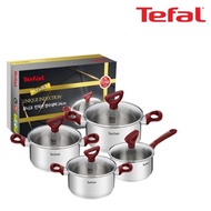 Tefal Unique Induction Premium Pot Single Size 16cm+Double Size 18cm+20cm+24cm CT1-UQP16182024