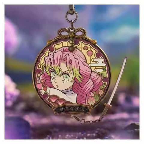Demon Slayer Anime Rengoku Kyojuro Collectible Medal Hot Metal Alloy for Fans Gift for Display Offic