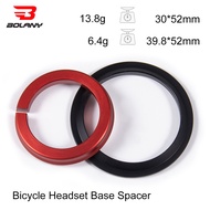 Bolany-Bike Headset Base Spacer, Crown Race Taper Fork, Straight Fork, Bicycle Parts, 1.5 "Fork, 52mm