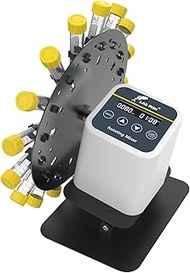 LABFISH Digital Lab Rotary Rotating Mixer Shaker Adjustable Speed 20-80RPM Angle Range 40°- 80°Timer