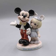 DISNEY X PRECIOUS MOMENTS MICKEY MOUSE 陶瓷公仔