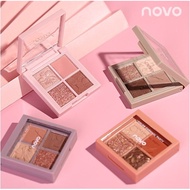 NOVO 4 Color Eyeshadow Makeup Palette Eyeshadow Palette