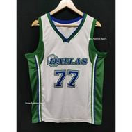 Embroidery 21/22 DALLAS MAVERICKS #77 LUKA DONČIĆ JERSEY Basketball Jersey