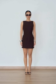 ORCHIDA - Boatneck Mini Dress
