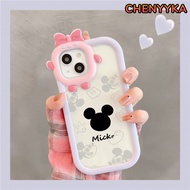 CHENYYKA Casing Hp Xiaomi POCO X3 Poco X3 NFC Poco X3 Pro Poco X3 GT Case lucu kartun Hp Mickey Mous