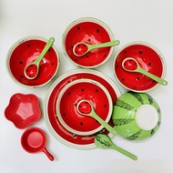 Decor Bowl Of Cute Cute Porcelain Rice Bowls Cute Red Watermelon Bowl