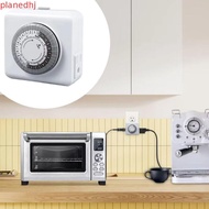 PLANED Mechanical Timer, 24-Hour Cycle 15A 1250W Plug-in Timer, Cycle Switch 30-Minute Intervals Hig