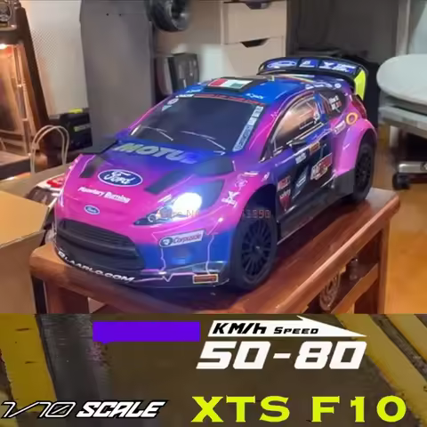 LLL XTS F10 Rally Car 1/10 RC Remote Control Car Carbon Fiber Four-wheel Drive Drift Racing Off-Road