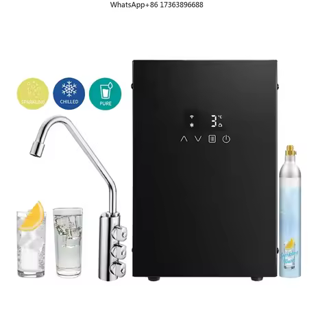 CO2 Sparkling Chilled Purified 3 in 1 Function Water Dispenser With Tap Carbonic Acid Maker Machine